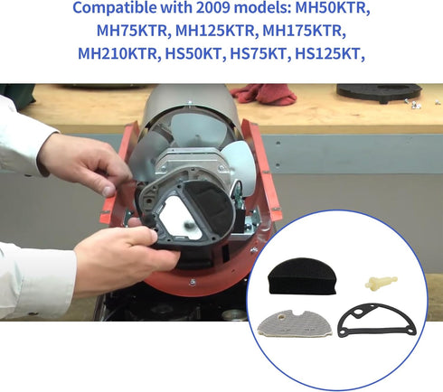 Hakatop F221887 New Replacement Air Heater Filter Kit for models 2009 MH50KTR MH75KTR MH125KTR Kerosene Heater...