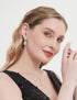 UDYLGOON UDORA Teardrop Cubic Zirconia Drop Earrings Necklace Bridal Jewelry Sets Wedding Prom Gifts For Bridesmaid...