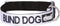 Blind Dog White Color Coded Alert Warning S-M L-XL Buckle Dog Collars (S-M Collar 10-17"Lx1"W)...