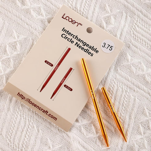 Interchangeable Circular Knitting Needles Accessories for Arthritic Hands, Round Aluminum Kit Suitable for Knitter Enthusiasts?5.5mm)...