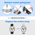 Watch Battery Replacement Kit, Watch Back Remover for Rotate Open Watch Cover, Watch Opening Tool, Watch Strap Removal, Watch Case Opener with Ant...