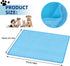 Dog Cooling Mat, Ice Silk Dog Cooling Mat, Washable & Portable Dog Cooling Pad, Safe & Non-Toxic Cooling Pad for Dog Cat, Cooling Dog Mat for Couc...