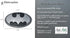 Elektroplate Offically Licensed DC Comics Batman Oval All Metal Emblem for Cars, Trucks, and All Auto | Universal Fit at 3.8" x 2.25" | Weatherpro...
