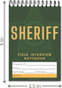 Law Enforcement Incident Report Notepads, Sheriff, Security & Police Gear, EDC Officer Notebook, Cop Gifts, Interview Equipment Accessories Book, ...