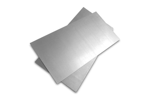 Taytools 774410 2 Piece Set Rectangle Cabinet Scrapers SAE 1074 Carbon Tempered Spring Steel with Polished Surfaces HRC 50 0.032 Inch Thick...