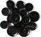 Buffalo Horn Suit Buttons 16pc Set has 4 Buttons measuring 20mm (3/4 Inch) for Jacket Front, 12 Buttons measuring 15mm (5/8 Inch) for Jacket Sleev...