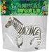 Gemini&Genius Zebra Animal Toy for Kids, Zebra Figurine Toy, Wildlife Action Figure Toy, Great Gift, Collection, Cake Topper, Storytelling Prop an...