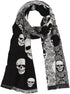 Landisun Women Scarf Men Scarf Skull Shawl Unisex Soft Long Elegant Classical Tassels...