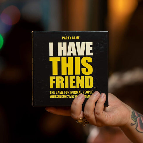 Hygge Games I Have This Friend - The Party Game for Normal People with Seriously Messed up Friends , Black...