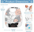 Baby Bibs for Baby Boy Girl Waterproof Feeding Bib Apron Cotton Food Eating Bib 2 Packs...