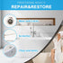 Fiberglass Tub Repair Kit,200g 7oz Porcelain Sink,Fiberglass Shower and Acrylic Bathtub Repair Kit White,Porcelain Repair Kit White,Quick to Fix C...