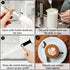 Double Whisk Milk Frother Handheld USB-C Rechargeable Electric Drink Mixer White,3 Speeds Adjustable Coffee Foamer Drink Whisk for Lattes, Matcha,...