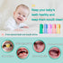 Baby Toothbrush Set, 6 Pcs Soft Infant Finger Toothbrush with 6 Boxes, Newborns Toddler Silicone Baby Tooth Brush 0-6 Months 6-12 Months...