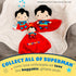 Kids Preferred DC Comics Superman Lovey Security Blanket, Soft Huggable Dark Knight Plush Lovey Toy for Baby and Infant Boys and Girls, Textured B...