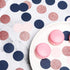 Navy Blue Pink Rose Gold Confetti 300pcs Gender Reveal Party Decorations Glitter Birthday Table Confetti Graduation Wedding Baby Shower Decoration...