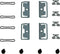 Dorman HW5516 Disc Brake Hardware Kit Compatible with Select Chrysler / Dodge / Plymouth Models...