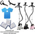 SALAV Performance Series Upright Garment Steamer with Roll Wheels For Easy Movement Accessories Set (Pants Press, Fabric Brush, Mini Ironing Board...