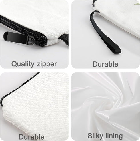 Initial Letter Bag Letter Makeup Bag for Women Initial Cosmetic Bag A-Z Personalized Makeup Bag Travel Makeup Bag,Initial Cosmetic Bag Gifts (whit...