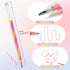 ZSCM 6 Pack Mixing of 3 Colors Magic Glitter Gel Pens Kawaii Color Changing Ballpoint Pen Set for Adult Coloring Books, Doodling Scrapbooking Sket...