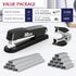 Metal Stapler Heavy Duty 50 Sheet Capacity with 1750 Staples and Staple Remover, Full Strip Staplers for Desk, No Jam, Non-slip Office Stapler wit...