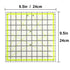 UOOU Quilting Ruler (9.5"X9.5"), Square Quilting Rulers Fabric Cutting Ruler Acrylic Quilters Rulers Clear Mark for Easy Precision Cutting and Cra...