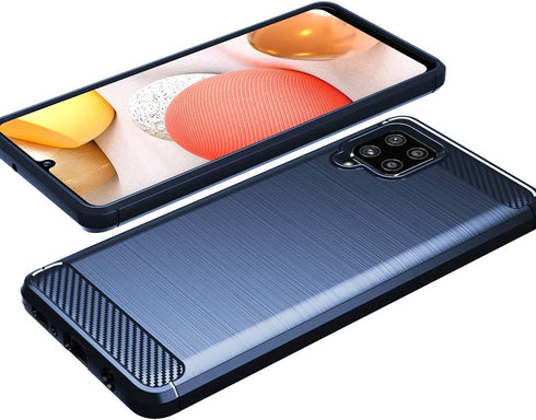 Osophter for Galaxy A42 5G Case Samsung M42 5G Case Shock-Absorption Flexible TPU Rubber Protective Cell Phone Cover for Samsung Galaxy A42 5G(Nav...