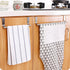 Stainless Steel Towel Rack Bathroom Towel Holder Stand Kitchen Cabinet Door Hanging Organizer Shelf Wall Mounted Towels Bar (1pcs)...