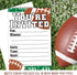 Football Party Invitations (20 Count) With Envelopes...