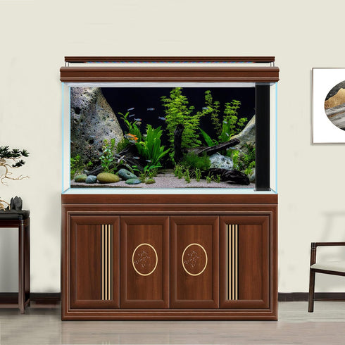 Aquarium Background Roots Cobblestone Underwater Various Aquatic Plants Terrarium Background Jungle Stones Style Aquarium Backdrop Fish Tank Backg...