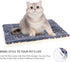 Mora Pets Cat Bed Dog Crate Pad Ultra Soft Pet Bed with Cute Star Print Washable Crate Mat for Small Dogs and Indoor Cats Reversible Fleece Kennel...