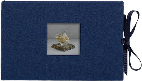 Kolo Noci Small 4x6 Photo Album, Holds 24 Photos, Ideal for Weddings and Baby Books, Navy...