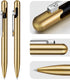 Bolt Action Pen?Made in German? Luxury Metal Writing Pen for Office, and Pocket Use - Refillable Ballpoint Ink - Sleek Black Design (Copper)...