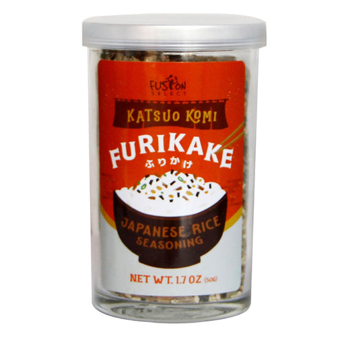 Fusion Select Furikake Rice Seasoning - Katsuo Komi Furikake Seasoning Mix with Shrimp, Bonito Flakes - Japanese Spices Topper for Noodles, Onigir...