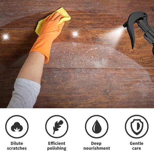 Natural Beeswax Furniture Care Spray - Original Beeswax Cleaner & Polish for Living Room, Kitchen & Wooden Furniture Floors (Pack of 2) (150 ML)...