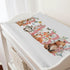 Baby Animals Boho Floral Changing Pad Cover Woodland Animals Butterflies Leaves Baby Changing Table Pad Cover for Boy Girl Bear Deer Fox Soft Brea...