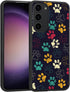 Galaxy S23 5G 6.1 inch Case Cute Colorful Paws Designs Phone Cover for Women Girls Stylish Slim Shockproof TPU Bumper Protective Phone Case for Ga...