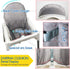 ZARPMA Seat Covers Cushion for IKEA Antilop Highchair, Washable Foldable Baby Highchair Cover IKEA Child Chair Cushion...