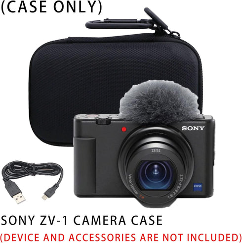 Hard EVA Carrying Case for Sony ZV-1 Digital Camera Case (small)...