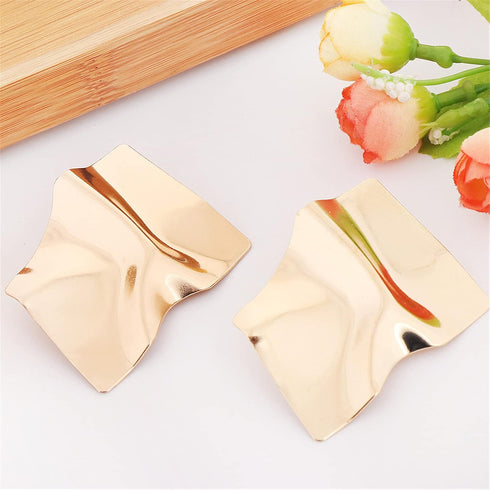 Punk Chunky African Choker Collar Necklace Drop Dangle Earrings Set 14K Gold Silver Plated Exaggerated Gothic Thick Statement Necklace for Women H...