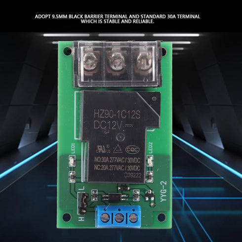 12V Relay Module Relay High Power One Way Relay Module Board High/Low Level Trigger with Optical Isolation 30A YYG-2 1 Relay Module with Optocoupl...