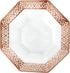 Lacetagon Rose Gold Premium Plastic Octagonal Dessert Bowl - 5 oz. (Packs of 10) - Perfect for Parties, Weddings, and Events...