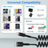 Samsung A15 Charger Cable 3FT for Car, Short Android Auto Coiled USB A to USB C Cord for Samsung Galaxy A35 5G A55 A25 A14 A54 S24 Ultra FE A13 A5...