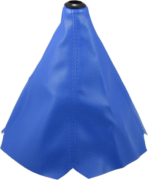 X AUTOHAUX Gear Lever Dust Cover Shift Boot Cover Dust Proof Universal for Vehicle Car PVC Blue Black...