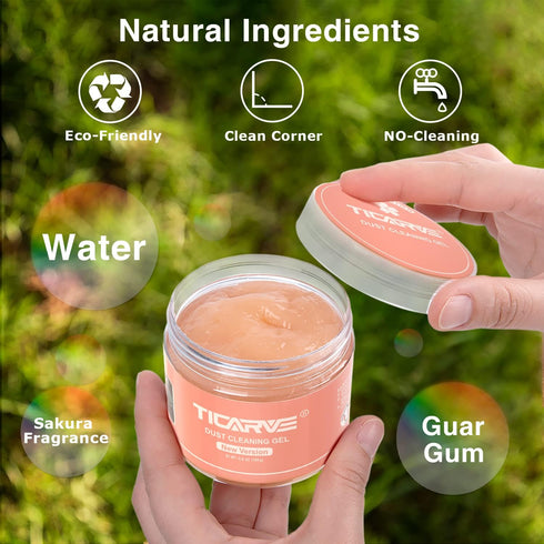 TICARVE Cleaning Gel for Car Detail Putty Car Vent Cleaner Putty Gel Detail Auto Tools Car Interior Cleaner Cleaning Mud for Car and Keyboard Clea...