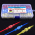 Twidec/100PCS Nylon Spade Connectors Kit 22-10 Gauge Male and Female Wire Spade Terminal Quick Disconnect Fully Insulated Wire Crimp Connector for...