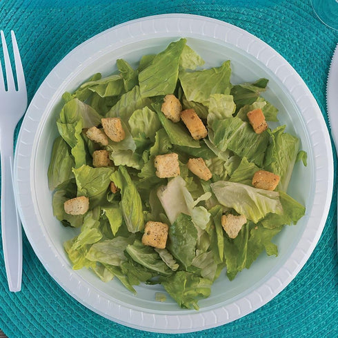 Blue Sky 100 Count Disposable Plastic Plates, 6-Inch, White...