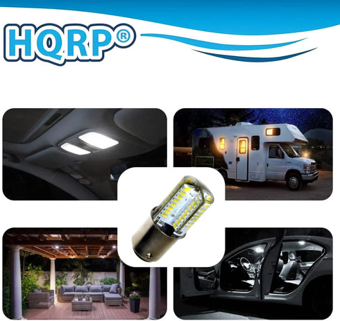 HQRP 120V LED Light Bulb Cool White compatible with Clarke 40920A CK-40920A 911113 Replacement fits Super 7 7R Su7R B2 Edge hand sanders...