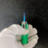 Butane Torch Lighter, Fengfang Metal All-in-One Tube Built-in Detachable Refillable Butane Torch Handheld Lighter (1 Pack Green)...
