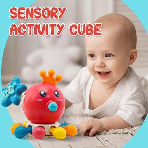 pamexin Montessori Toys for Babies 6-12 Months, Busy Cube for Toddlers 1-3, Educational Toys for 1+ Year Old Baby Toys 12-18 Months Baby First Bir...
