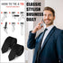 Lounsweer 2 Pack Black Necktie Mens Slim Ties 1.58" Solid Color Skinny Necktie 4 cm Men's Black Tie Regular Tie for Formal and Casual Occasions...